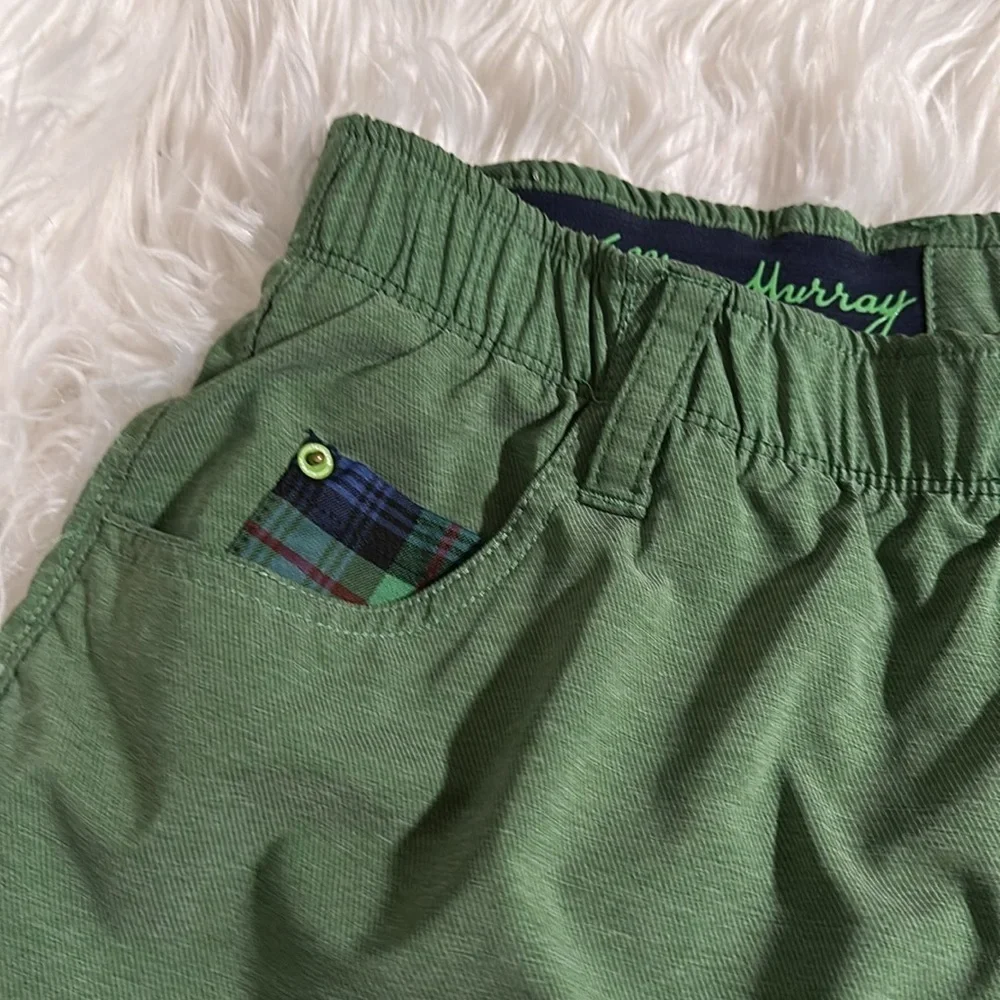William Bill Murray Golf Pants Men's Performance Stretch Olive Green Size 32
